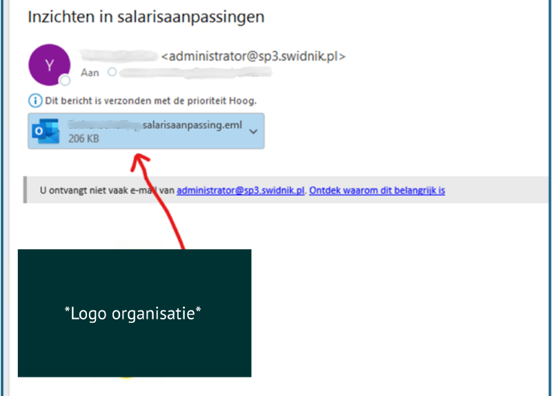 Originele mail